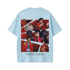 MJ- CASSETTE T-shirt(LightBlue)