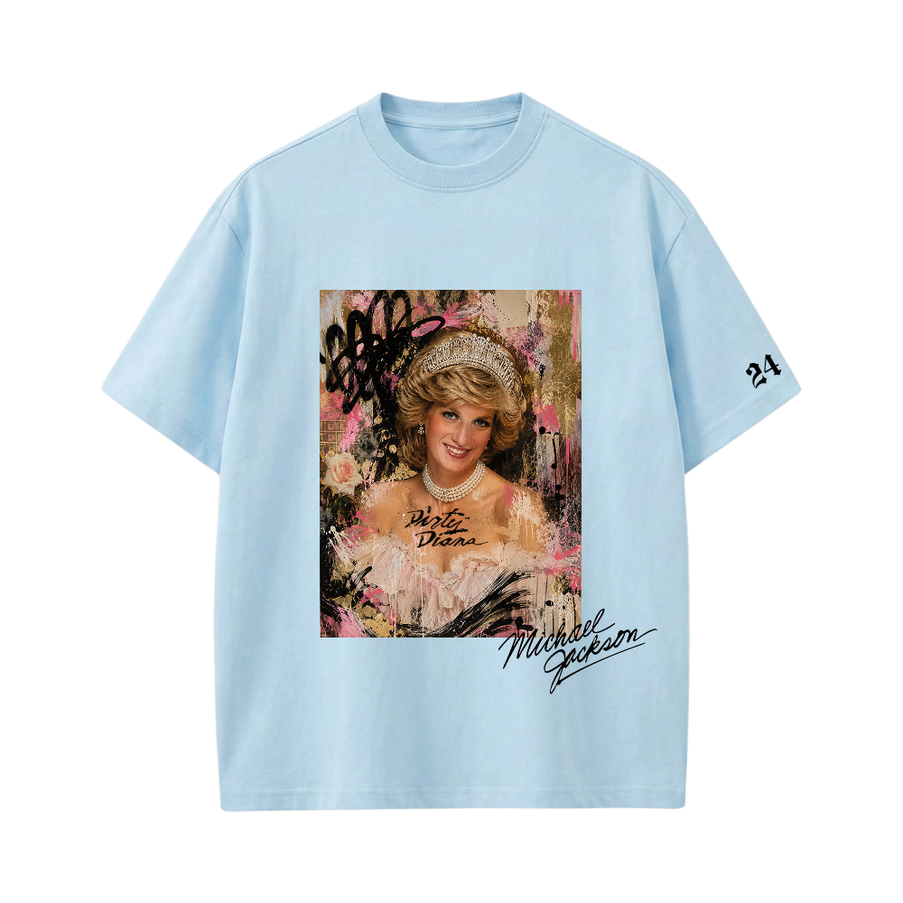 MJ-Dirty Diana T-shirt(Light Blue)