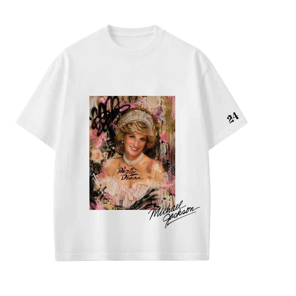 MJ-Dirty Diana T-shirt(white)