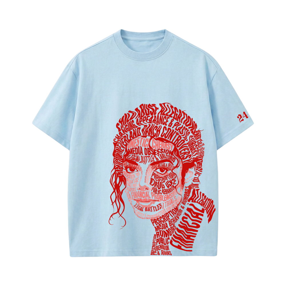 MJ- Its Confession time T-shirt(Light Blue)