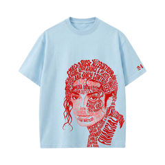 MJ- Its Confession time T-shirt(Light Blue)