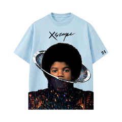 MJ- Lets escape To Chicago T-shirt(Light Blue)