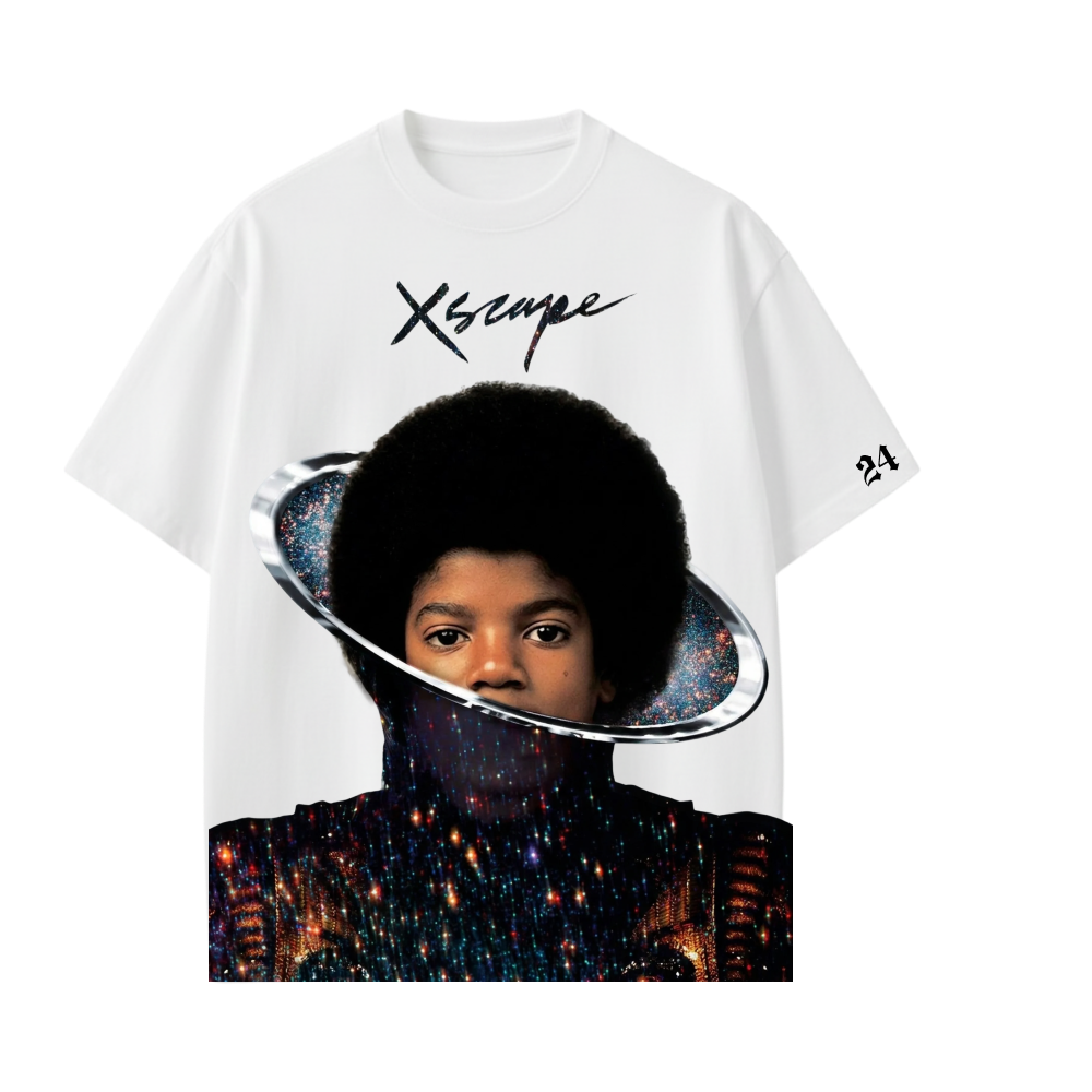 MJ- Lets escape To Chicago T-shirt(White)