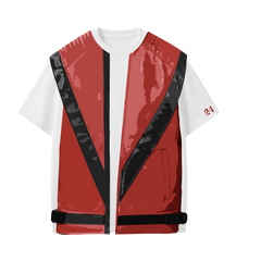 MJ-Thriller tracklist jacket T-shirt(White)
