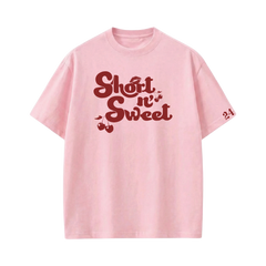 Sabrina - Short n Sweet (Pink) T-shirt