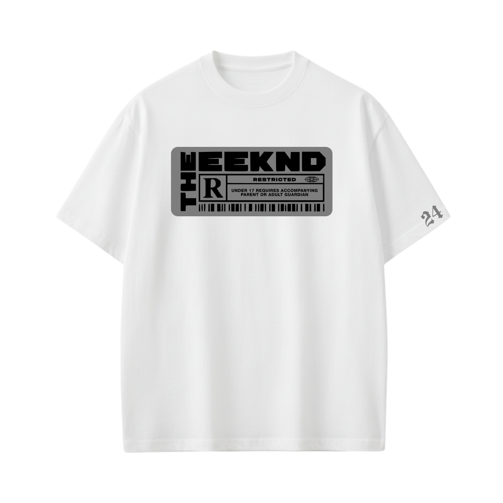 Weeknd - Black Tape (White) T-shirt