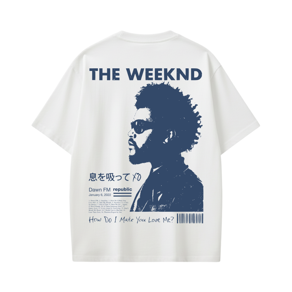 Weeknd - Dawn FM (White) T-shirt