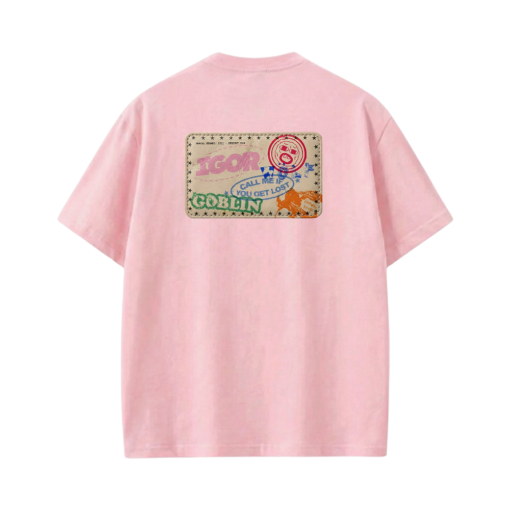 Tyler - Travel Licence (Pink) T-shirt