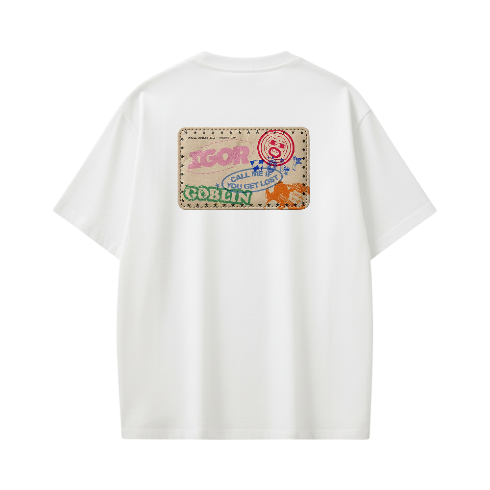 Tyler - Travel Licence (White) T-shirt